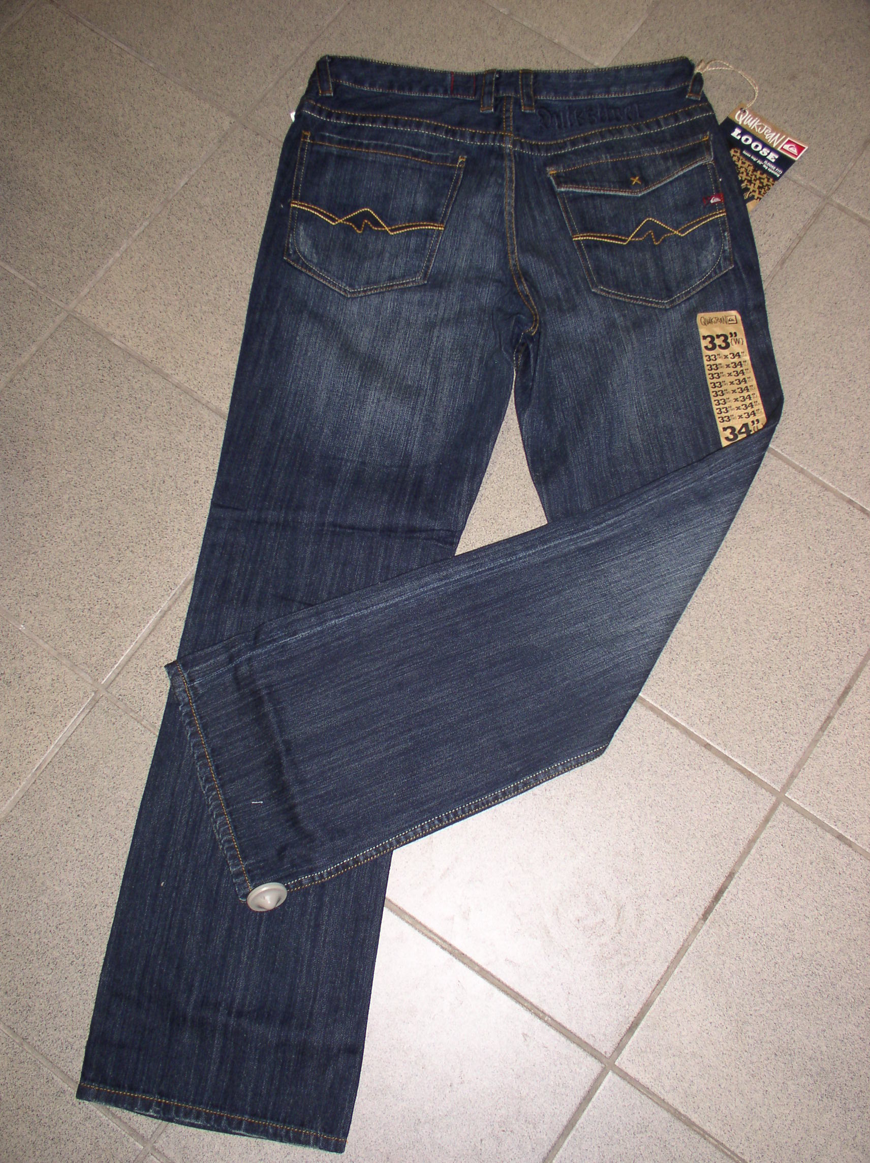 Quiksilver jeans kalhoty MAGNUM p�nsk� SLEVA